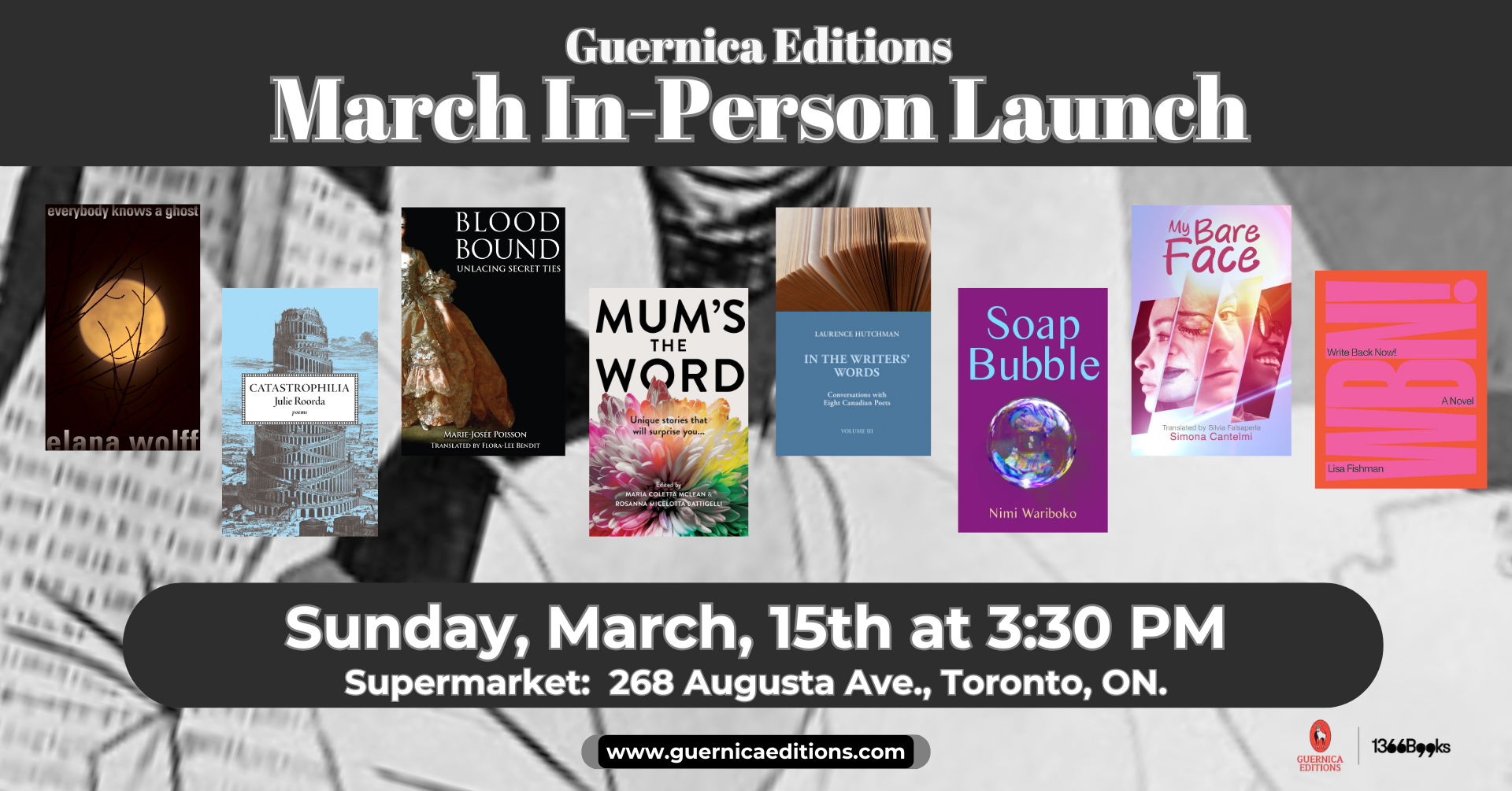 Guernica March Launch Event Poster